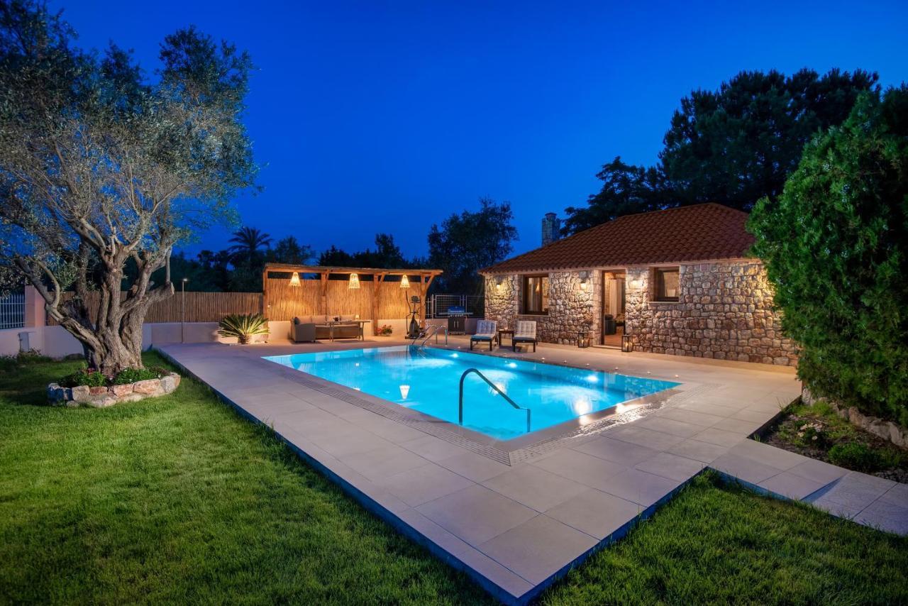 Villa Filerolia Stone House Pastida Exterior foto