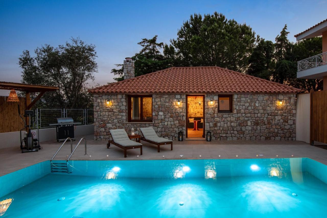 Villa Filerolia Stone House Pastida Exterior foto